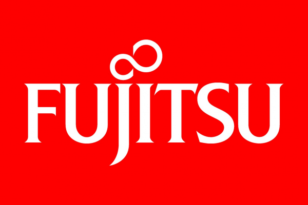The partner logo of Fujitsu